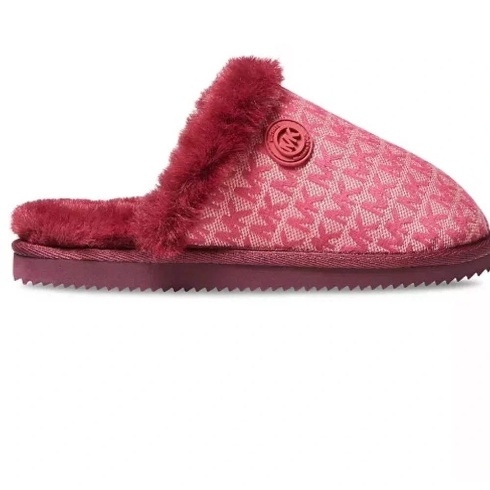 Michael Kors slipper Janis Color: Dark Berry size 8 NIB - Picture 1 of 8
